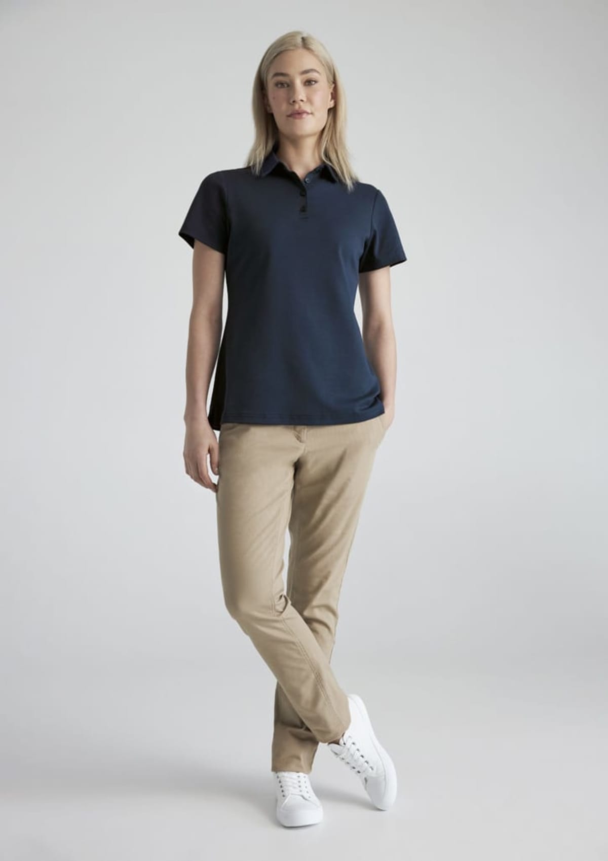 Womens Lotus Short Sleeve Polo