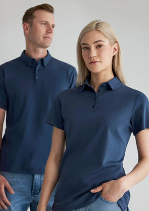 Mens Lotus Short Sleeve Polo