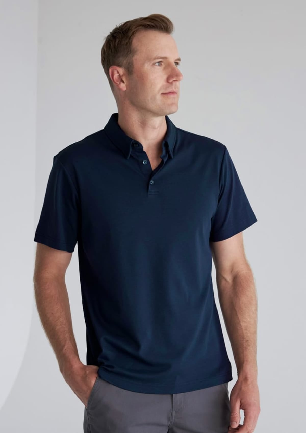 Mens Lotus Short Sleeve Polo