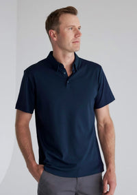 Mens Lotus Short Sleeve Polo