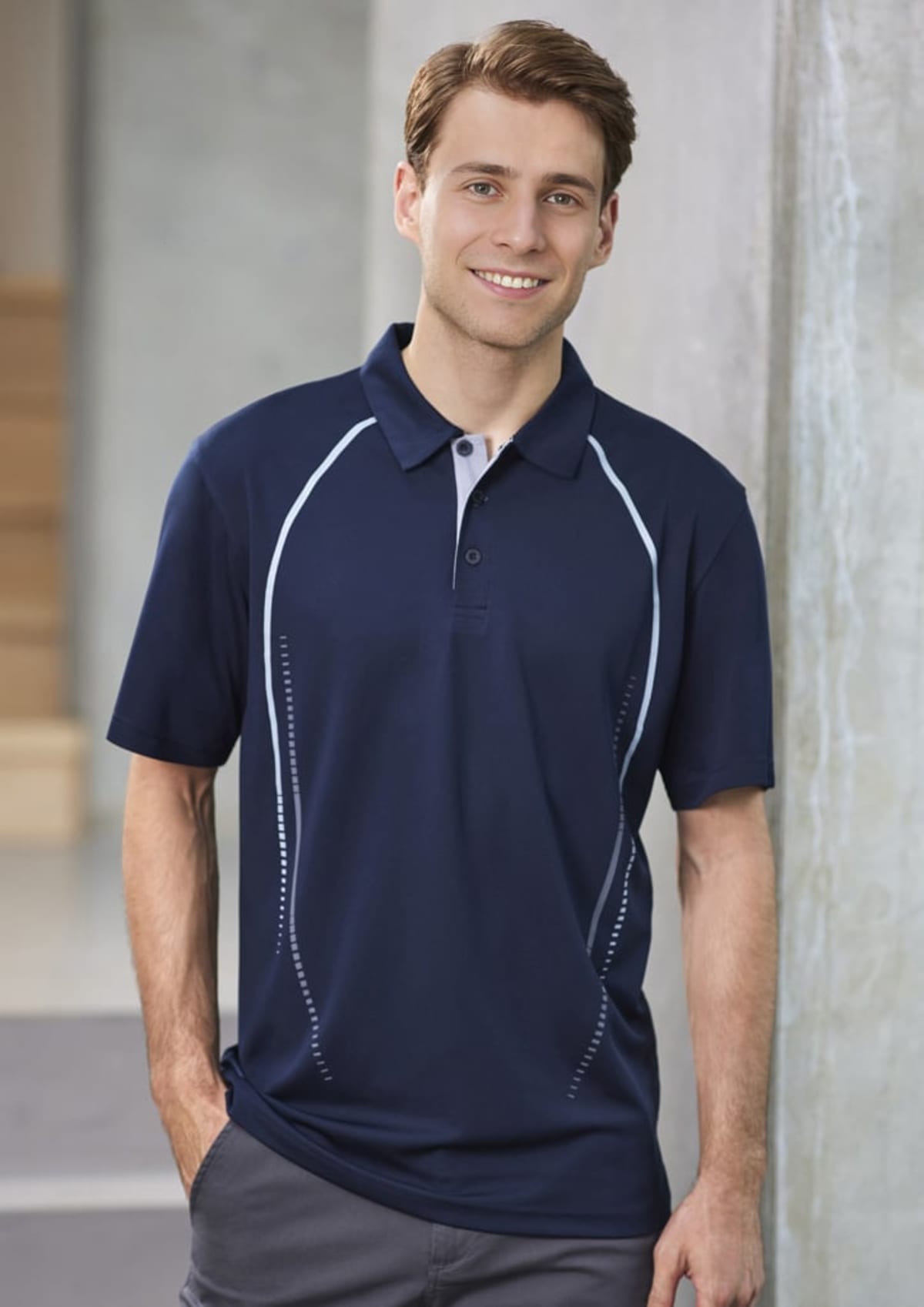 Mens Cyber Short Sleeve Polo