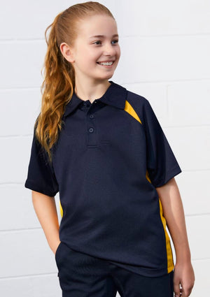 Kids Splice Short Sleeve Polo