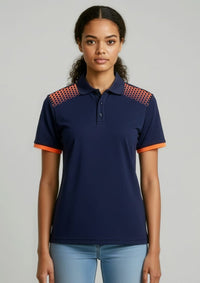 Womens Galaxy Short Sleeve Polo