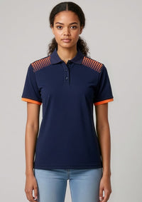 Galaxy Womens Short Sleeve Polo