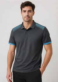 Galaxy Mens Short Sleeve Polo