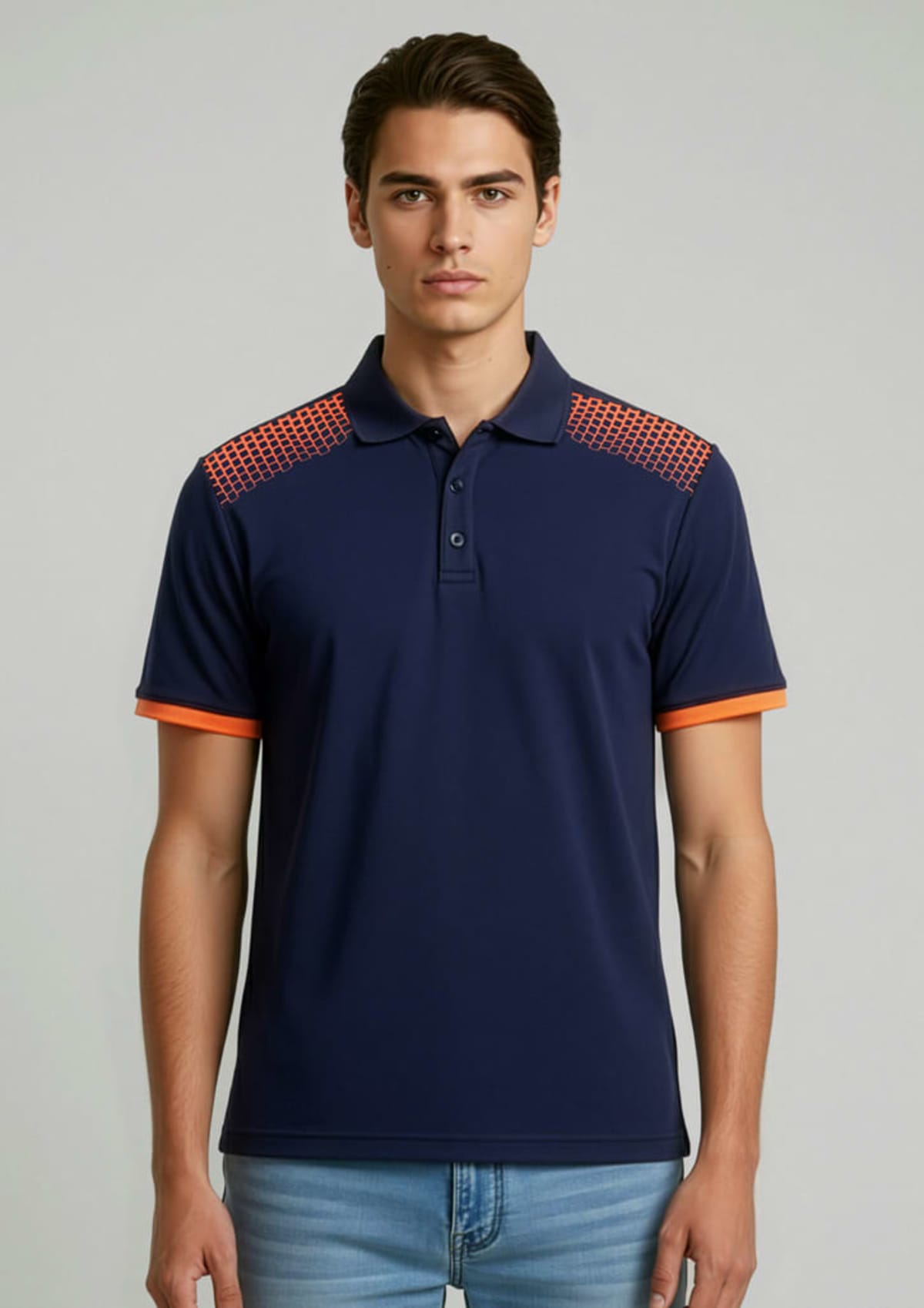 Mens Galaxy Short Sleeve Polo