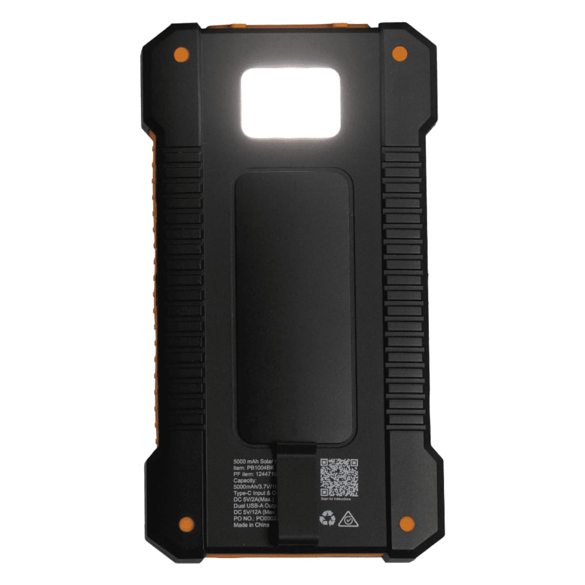 Radiant 5000 mAh Solar Power Bank