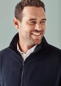 Mens Plain Micro Fleece Jacket