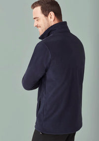 Mens Plain Micro Fleece Jacket