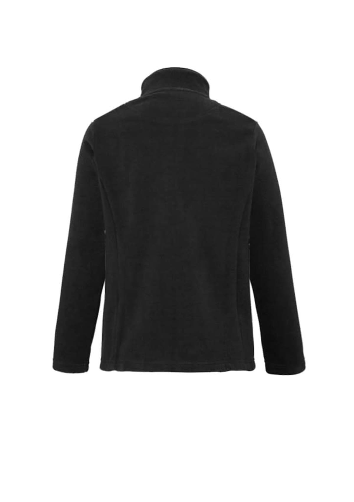 Womens Plain Micro Fleece Jacket