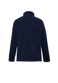Womens Plain Micro Fleece Jacket