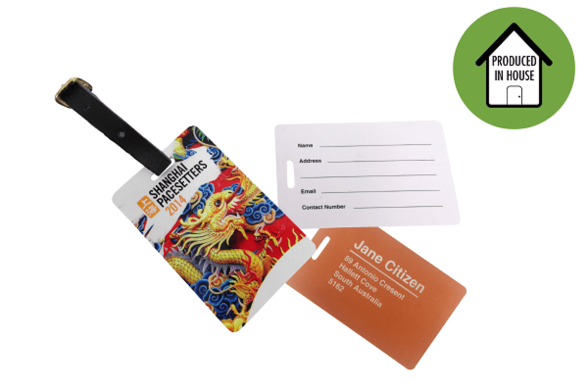 Plastic Luggage Tag Local