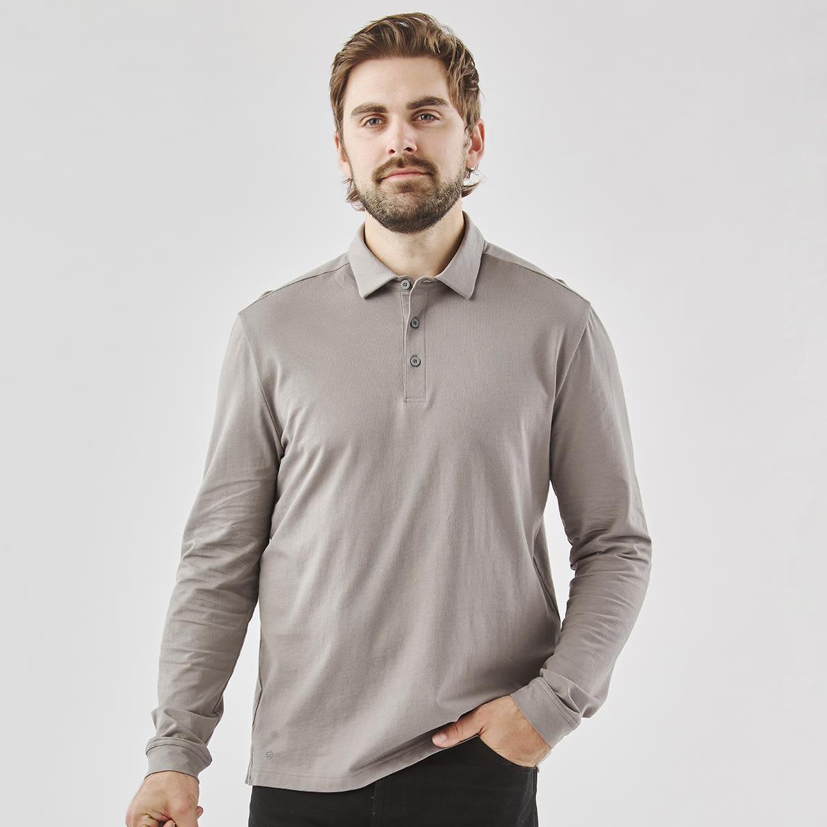 Men's Nevada L/S Micro Pique Polo