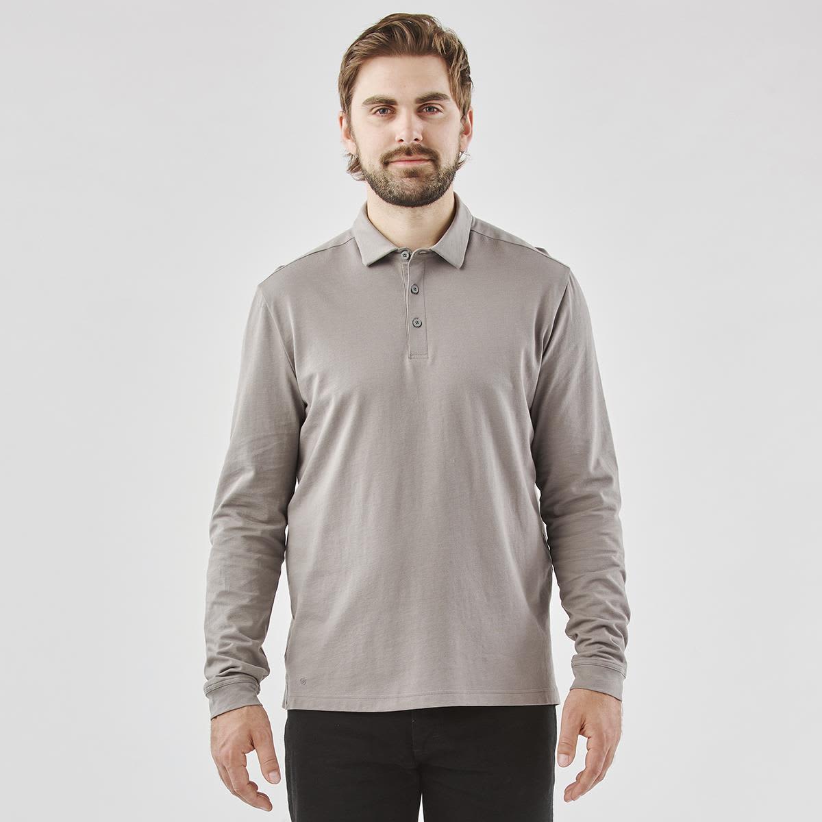 Men's Nevada L/S Micro Pique Polo