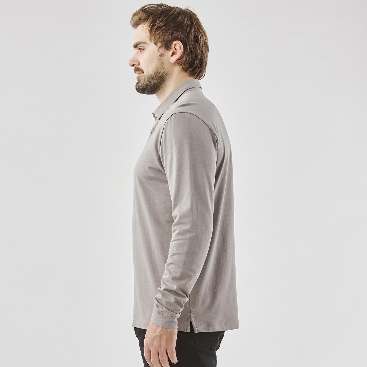 Men's Nevada L/S Micro Pique Polo