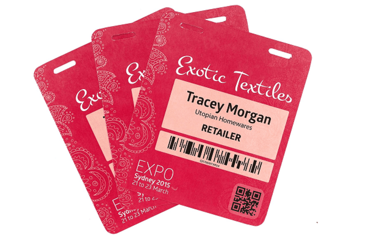 Pocketless "Never Tear Paper" Name Tags - Large
