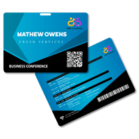 Pocketless Name Tag 105 x 74mm Landscape