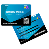 Pocketless Name Tag 105 x 74mm Landscape