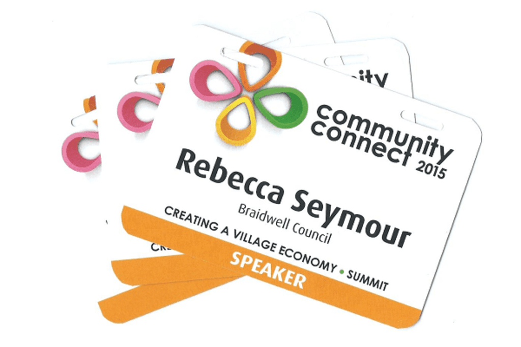 Pocketless "Never Tear Paper" Name Tags Medium All Branded Group