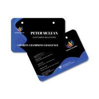 Pocketless Name Tag 90 x 55mm Landscape