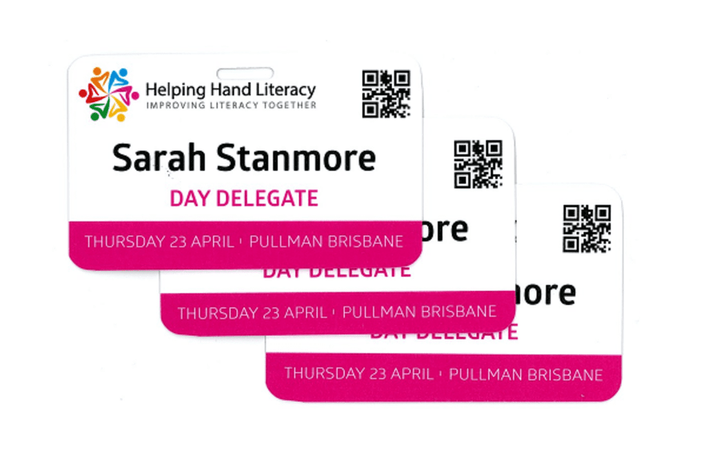 Pocketless "Never Tear Paper" Name Tags Small All Branded Group