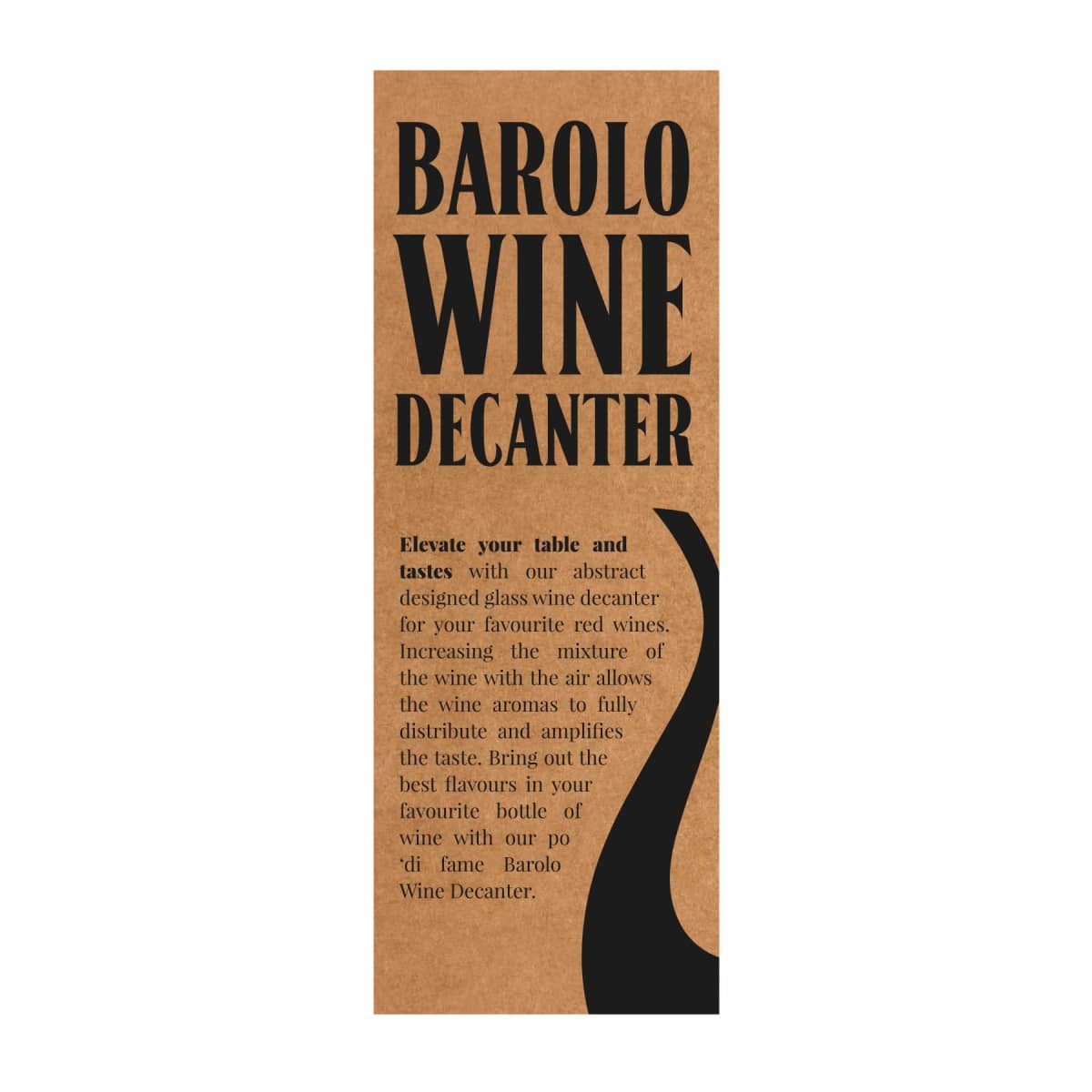 Barolo Wine Decanter