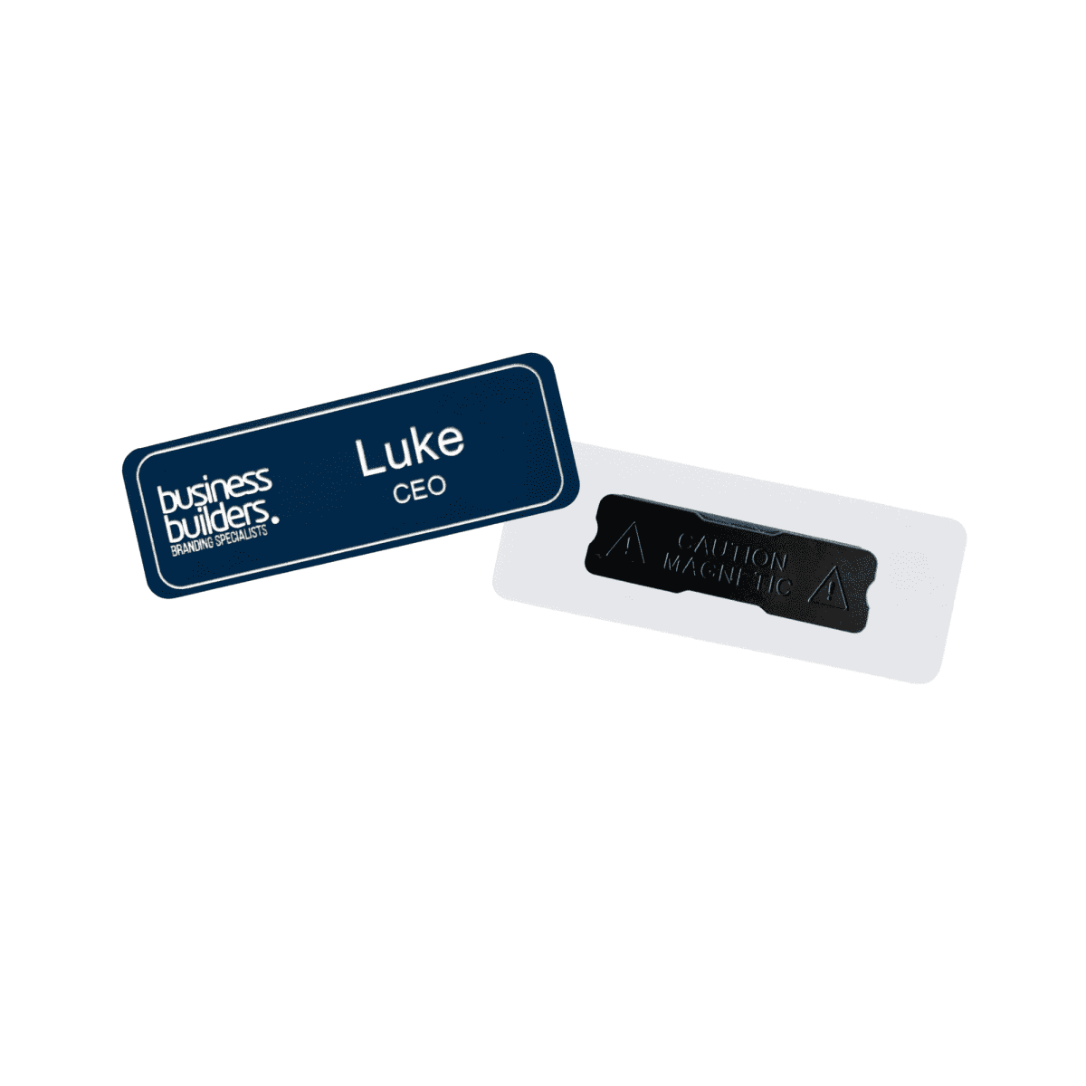 Plastic Staff Name Badge Engraved 75 x 27mm