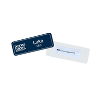Plastic Staff Name Badge Engraved 75 x 27mm