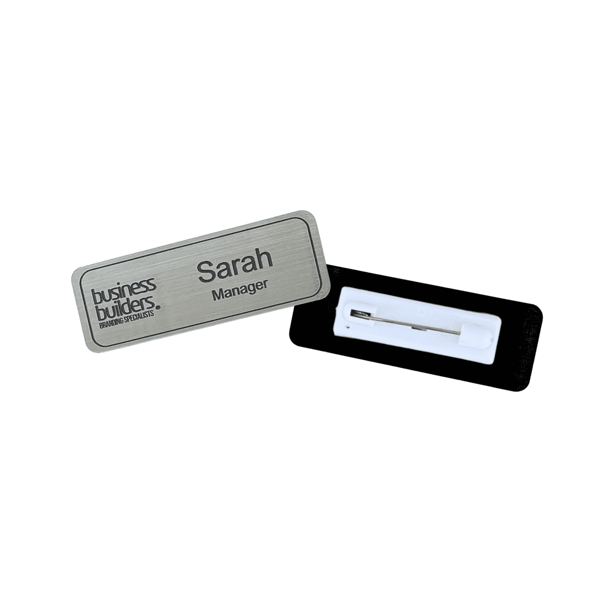 Plastic Staff Name Badge Engraved 75 x 27mm