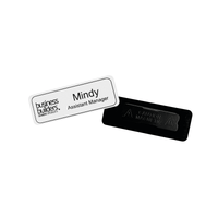 Plastic Staff Name Badge Engraved 75 x 27mm