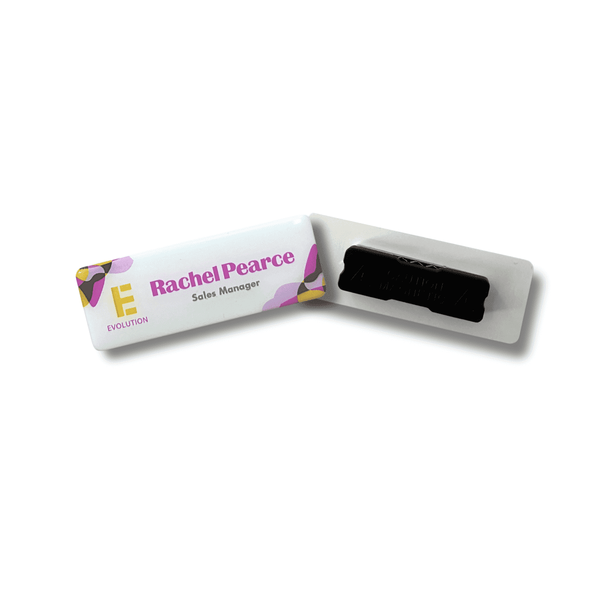 Plastic Staff Badge Printed Epoxy Finish