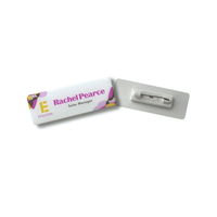 Plastic Staff Badge Printed Epoxy Finish