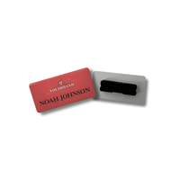 Plastic Staff Badge Printed Epoxy Finish