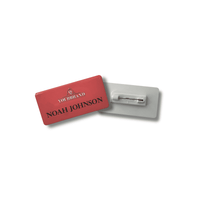 Plastic Staff Badge Printed Epoxy Finish