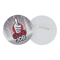 Plastic Card (PET) Round Tag 75mm Full Colour