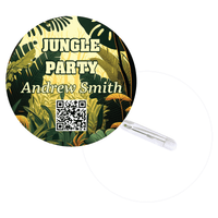 Plastic Card (PET) Round Tag 90mm Full Colour