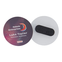 Plastic Card (PET) Round Tag 50mm Full Colour