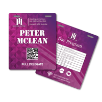 Plastic Card (PET) Tag 95 x 113mm Portrait