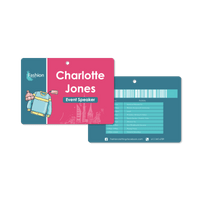 Plastic Card (PET) Landscape Tag 105 x 74mm