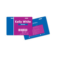 Plastic Card (PET) Landscape Tag 105 x 74mm