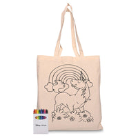 Squiggle Calico bag + Crayon set