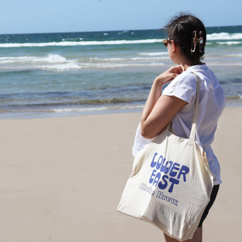 Calico Tote Bag with Gusset