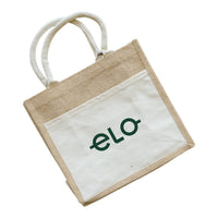 Jim Jam Jute Tote Bag
