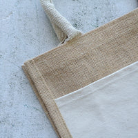 Jim Jam Jute Tote Bag