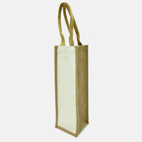 Jute Single Wine Bag