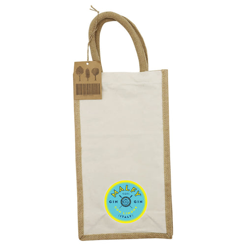 Jute Double Wine Bag