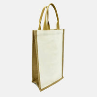 Jute Double Wine Bag