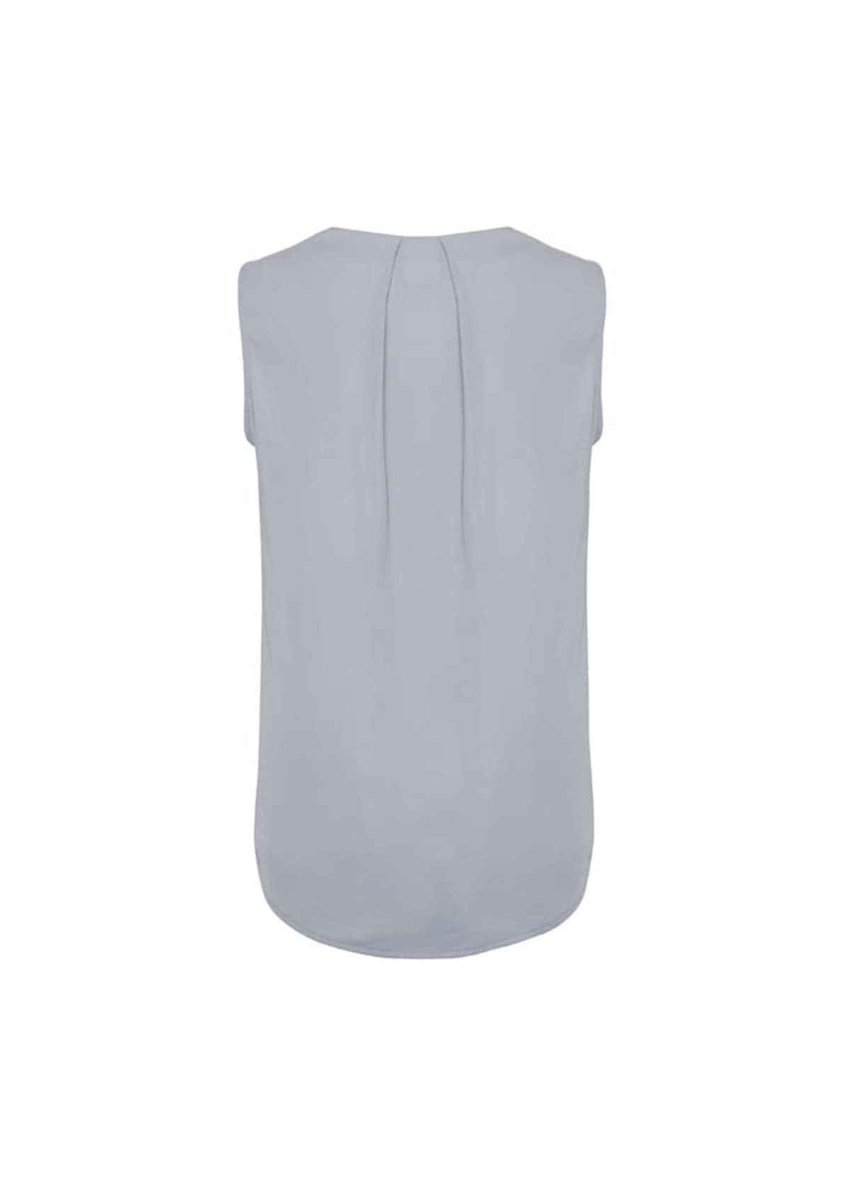 Womens Estelle Sleeveless Pleat Detail Blouse