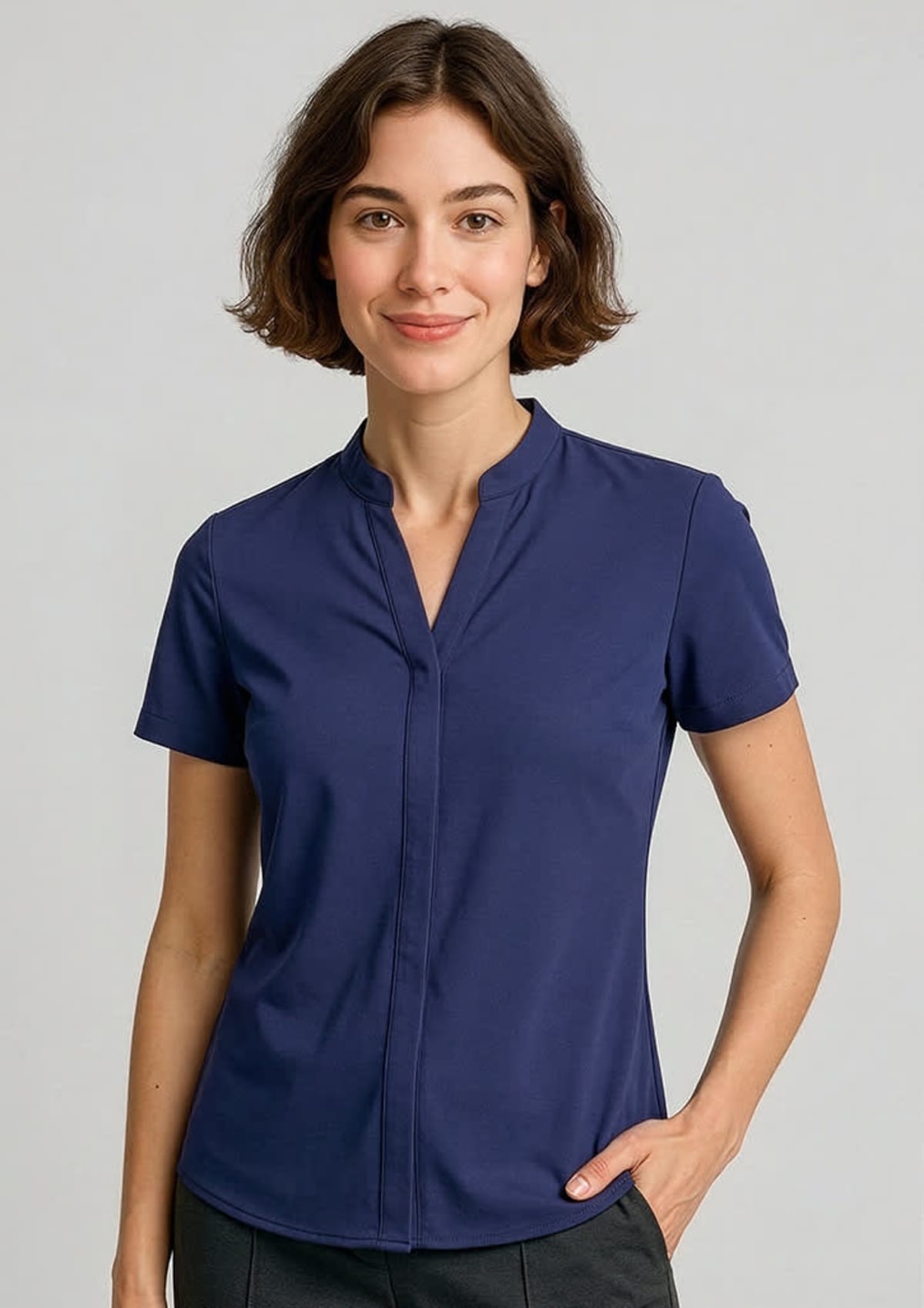 Womens Juliette Short Sleeve Blouse