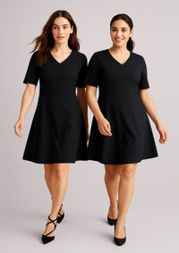Womens Siena Extended Short Sleeve Dress